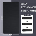Thick NBR Yoga Mat With Anti Slip Surface Non Toxic For Exercise Pilates Gymnastics And Fitness Floor Work 15mm Or 20mm