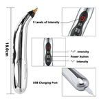 Meridian Energy Acupuncture Pen Electric Pulse Therapy Muscle Deep Tissue Healing Massage Pen Acup Pain Relief Health Care Tool