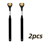 4pcs Soft Bristle 3-sided Toothbrush Gentle Clean Adult Teeth Brush for Complete Gum Care Autism Sensory Design Oral Health Tool
