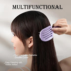Fold Volumizing Hair Brush With Self Cleaning Styling Massage Acupoint Hair Spring Bone Air Cushion Comb For Beauty Health