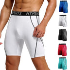 Men Compression Shorts Summer Sportswear Gym Training Tights Leggings Short Pants Running Bottoms
