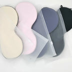 Sleeping Eye Mask Korean Style Ice Silk Warm And Cool Dual Use Adjustable Travel Sleep Shade Man Eyepatch Health Beauty Cute
