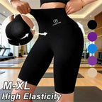 Womens High Waist Sports Shorts For Cycling Running Yoga Fitness Gym Breathable Moisture Wicking