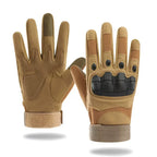 Tactical gloves, full-finger, all-season, outdoor, mountaineering, sports, fitness, touchscreen, anti-slip, wear-resistant, comb