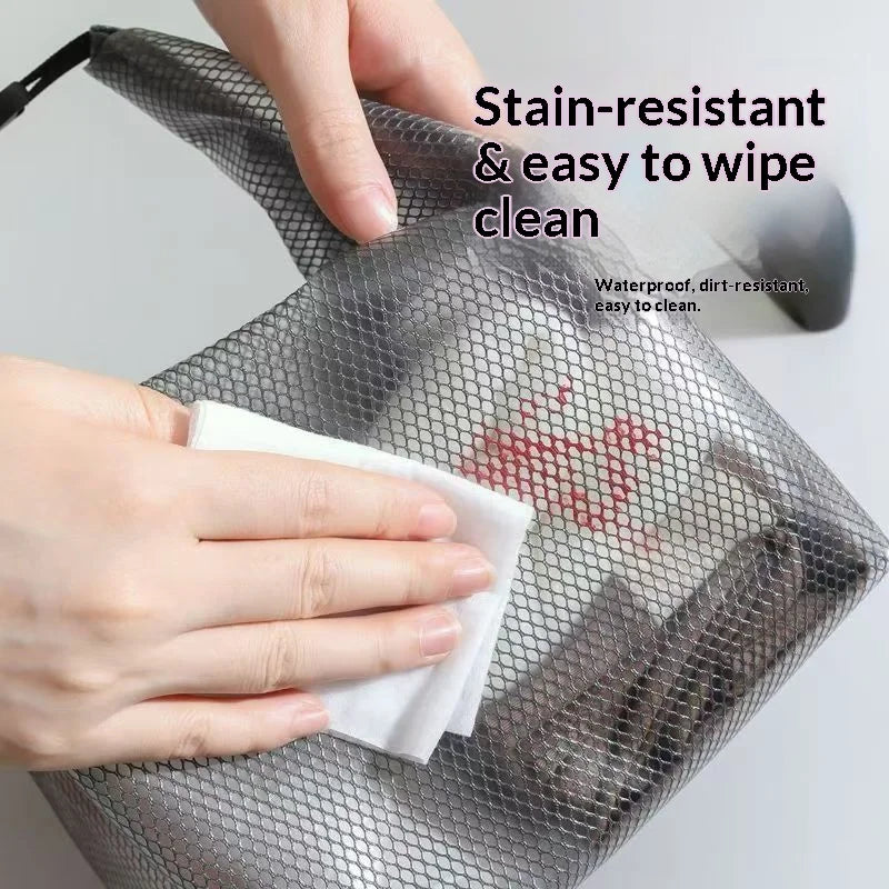 Homefish Waterproof Storage Bag, Fitness Clothing, Swimming Bathroom, Large Capacity Drawstring, Outdoor Toiletries Bag