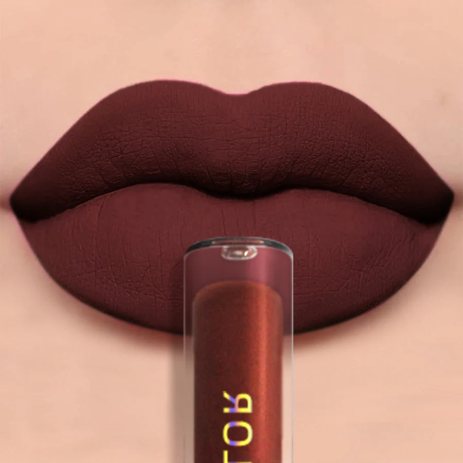 19 Colors Matte Velvet Liquid Lipstick – Waterproof Long-Lasting Lip Tint & Glaze