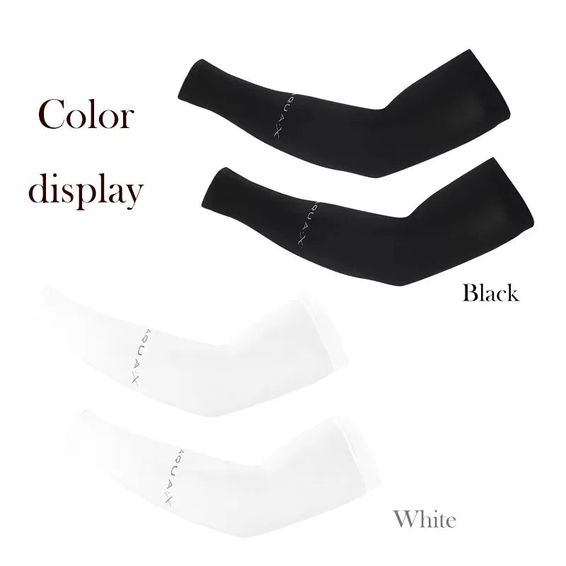 Summer Ice Silk Sports Arm Cover Cycling Sunscreen and UV Protection Outdoor Travel Running Fitness Protective Equipment