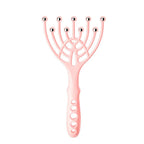 9 Claws Head Massger Streamlined Ball Deep Stress Relaxation Scalp Massager Handheld Spa Massage Roller Health Stress Relief Aid