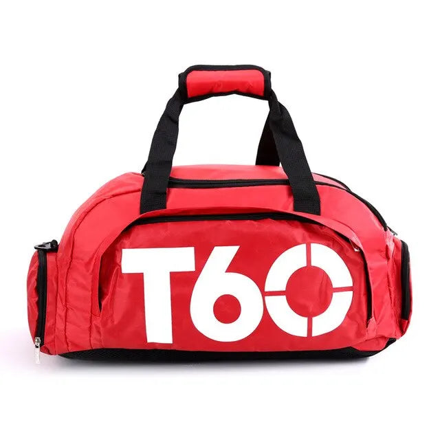 Fitness Bag Oxford Dry Wet Gym Bag Large Capacity Fitness Training Bag Shoe Compartment Wear-resistant for Men Women