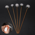 5Pcs 17x2.5cm Practical Goose Feather Earpick Wax Remover Earpicking Ear Cleaner Stick Health Care Relieving Itching Tool