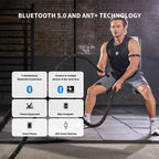 COOSPO HW9 Armband Heart Rate Monitor With HR Zones And Calorie Tracking BLE Five Point Zero ANT Plus For Peloton Zwift