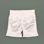 HISTELLO Gym Shorts 4.5" Women Fitness Sports Biker Shorts Low Waist Running Pants Workout Scrunch Butt Yoga Seamless Leggings