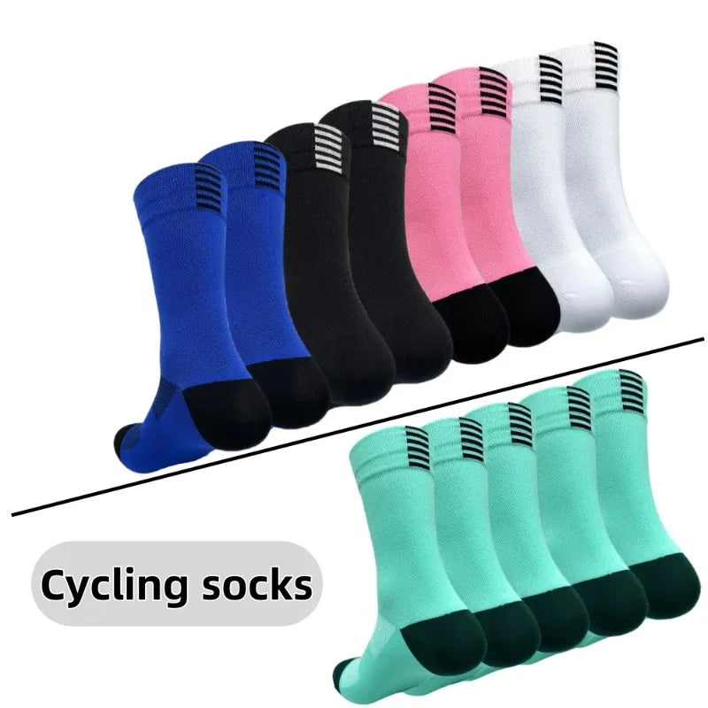 Cycling Socks Running Quick Dry Medium Cylinder Men and Women Sports Fitness in the Tube