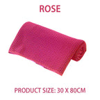 Outdoor Microfiber Quick Dry Sports Cooling Ice Towel Cold Sports Towel Fitness Cool Towel Camping