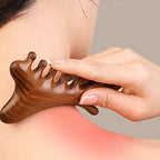 Multifunctional Meridian Wooden Massage Head Health Comb Guasha Point Comb Sandalwood Large Wide Tooth