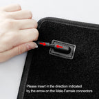 660nm 850nm LED Red Light Therapy Belt 120 LED Red Light Infrared Beauty Health Waist Back Knee Hand Body Heat Pad