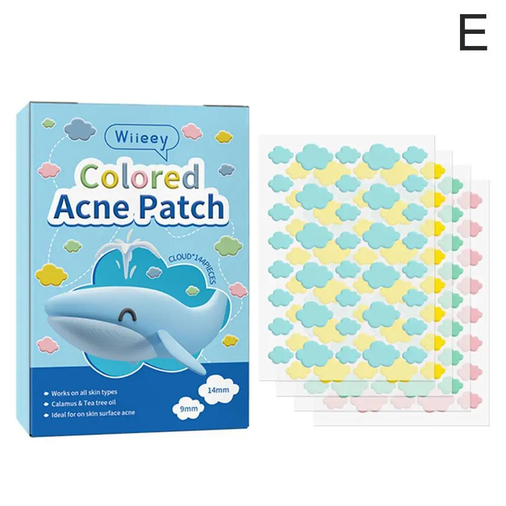 144Pcs/Set Star Pimple Patch Acne Colorful Invisible Acne Removal Skin Care Stickers Concealer Face Spot Beauty Makeup Tools