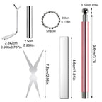 6pcs Cat Eye Nail Magnet Tool Set, French Tips Cat Eye Heart Magnets Nail Magnet Stick Cat Eye Gel Polish Magnets Tools Manicure