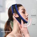 1PC CPAP Anti Snore Chin Strap Stop Snoring Adjustable Snore Belt Sleep Apnea Chin Support Straps Health Care Sleeping Aid Tools