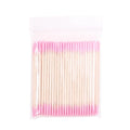 100Pcs Double-Ended Cotton Swabs Fine Pointed Tips for Nail Art Makeup Eyeliner Correction - Beauty Tools