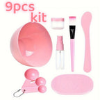 7-11pcs DIY Face Mask Mixing Set Plastic Facial Mask Brushes Kit Beauty Tool for Home SPA Salon Skincare Routine Mixing Bowl Set
