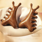 Multifunctional Meridian Wooden Massage Head Health Comb Guasha Point Comb Sandalwood Large Wide Tooth