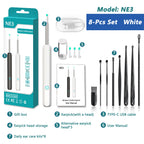 Smart Visual Ear Cleaner HD Ear Sticks Otoscope USB C Charging Endoscope Wax Removal Tool Earpick MIni Camera Health Care Set