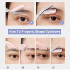 Eyebrow Trimmer Set – Curved Eyebrow Razor, Scissors & Comb | Easy Beauty Tool for Beginners