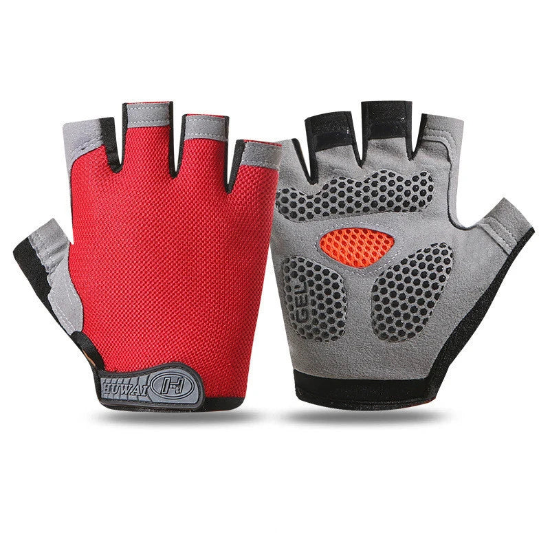 Weightlifti Gym Gloves Fitness Training Fingerless Women Men Bodybuilding Exercise Sports Gloves Cycling Anti Slip Breathable
