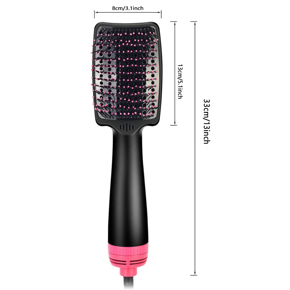 LISAPRO 2 IN 1 One Step Hair Dryer and Volumizer Hair Straightener Hot Air Brush Hair Curler Hair Beauty and Health Styling