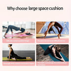 15mm Thick NBR Yoga Mat Anti Slip Fitness Mat For Exercise Yoga Pilates Gymnastics And Home Use