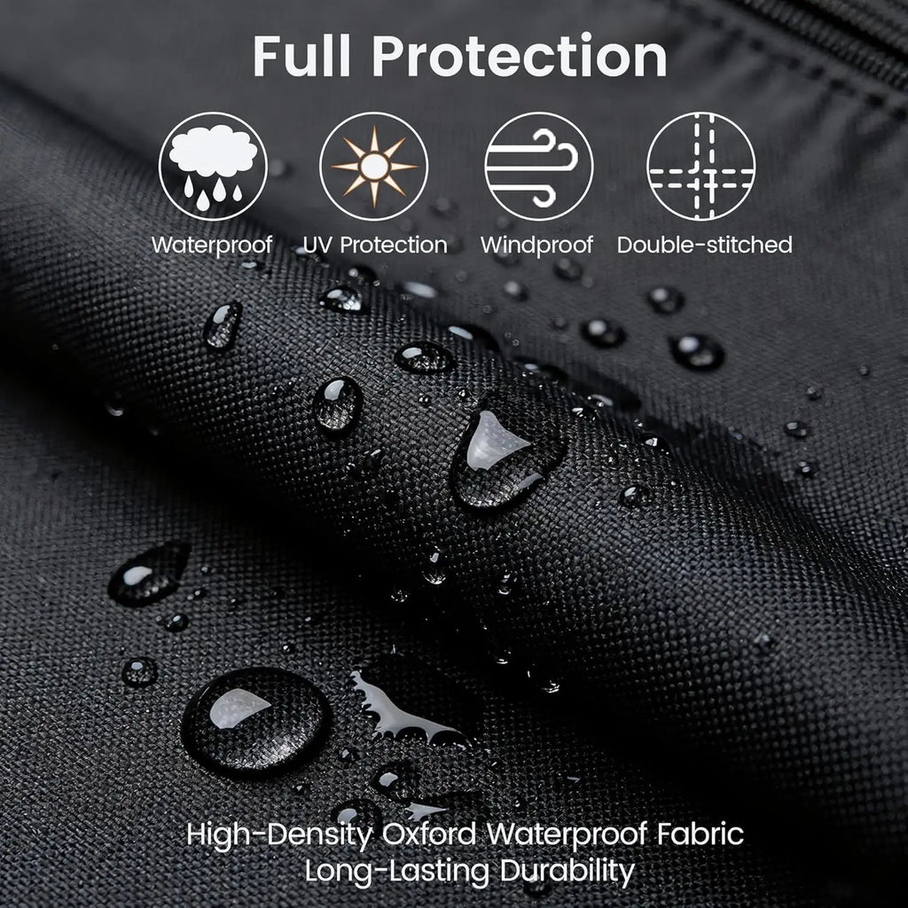 Folding Treadmill Cover, Dustproof & Waterproof Oxford Cloth Sunscreen Cover, Full Coverage Protector for Home Fitness Equipment