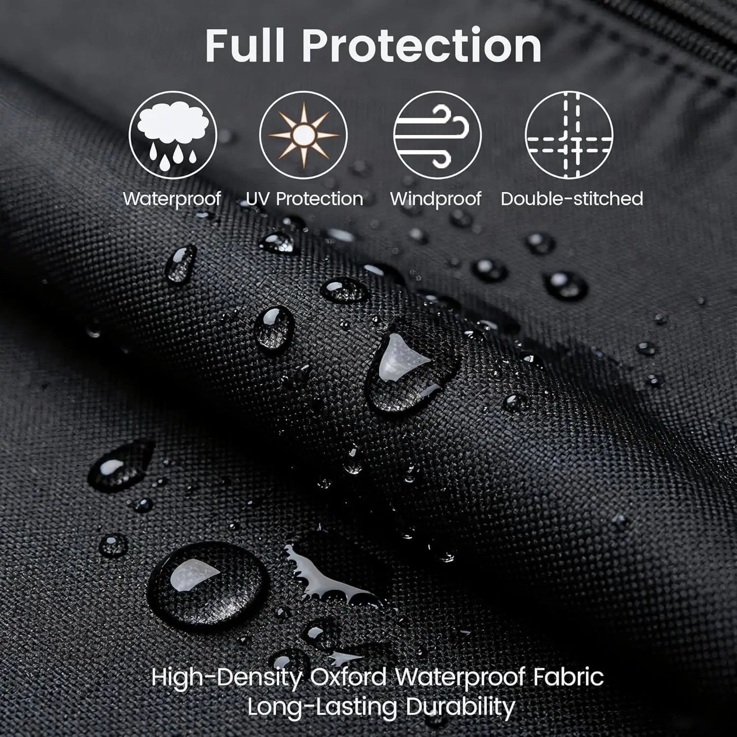 Folding Treadmill Cover, Dustproof & Waterproof Oxford Cloth Sunscreen Cover, Full Coverage Protector for Home Fitness Equipment