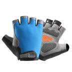 QzeUpwardSpirit Cycling Gloves Fingerless Half Finger Breathable Anti Slip Polyester For Men Women Summer Fishing Bike