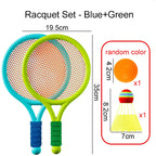Kids Mini Plastic Racket Set Outdoor Fitness Props for Children Tennis Badminton Baseball Equipment TMZ