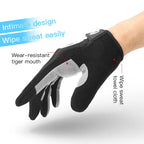 Full Finger Cycling Gloves For Men Women Touch Screen Breathable Lycra Shock Absorbing Sponge Filling Riding Gloves
