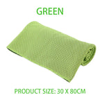 Outdoor Microfiber Quick Dry Sports Cooling Ice Towel Cold Sports Towel Fitness Cool Towel Camping