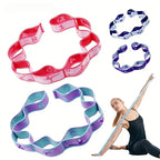Elastic Resistance Band And Stretching Belt For Yoga Pilates Dance Training High Elastic Loop Fitness Band For Beginners