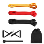 Natural Latex Resistance Bands Set For Home Gym Eco Friendly Exercise Expander With Multiple Resistance Levels