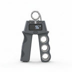 Hand grip strengthener with accessories on a white background