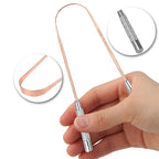 ●1PCS Copper Tongue Scraper Men Women Toothbrush Dental Oral Care Hygiene Health Care Tool Cleaner Scraper