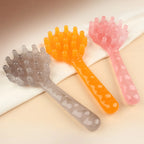 1pcs Shell Shaped Head Massage Comb Long Handled Resin Massage Combs Head Massager Meridian Scraping Scalp Massage Health Tools