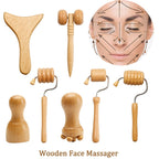 Wooden Massager for Face  Remover Roller Facial Skin Scraping Maderoterapia Guasha Face Massager Beauty Health