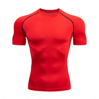 Mens Compression Running T Shirt Quick Dry Fitness Short Sleeve For Training And Jogging Gym Sportswear