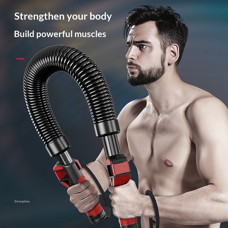 Compression Arm Exerciser For Home Gym Muscle Training Steel Arm Strength Stick For Biceps Shoulders Chest And Abs - Muliva