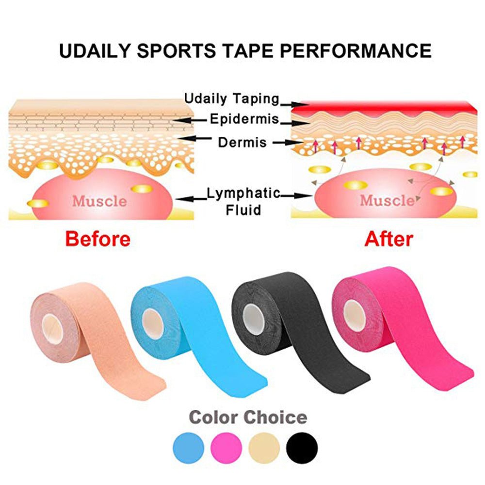 Cotton Protective Sports Muscle Stickers For Palm Wrist Elbow Knee Ankle Calf Shoulder Waist For Sports And Fitness - Muliva