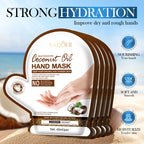 Coconut Moisturizing Hand Mask Nourishing  Hydrating Hand Gloves for Hands Skin Care Products