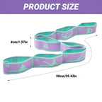 Elastic Resistance Band And Stretching Belt For Yoga Pilates Dance Training High Elastic Loop Fitness Band For Beginners
