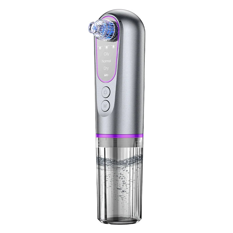 Beauty Product Facial Cleaner Electric Micro Small Bubble Water Cycle Acne Pore Vacuum Blackhead Remover Device