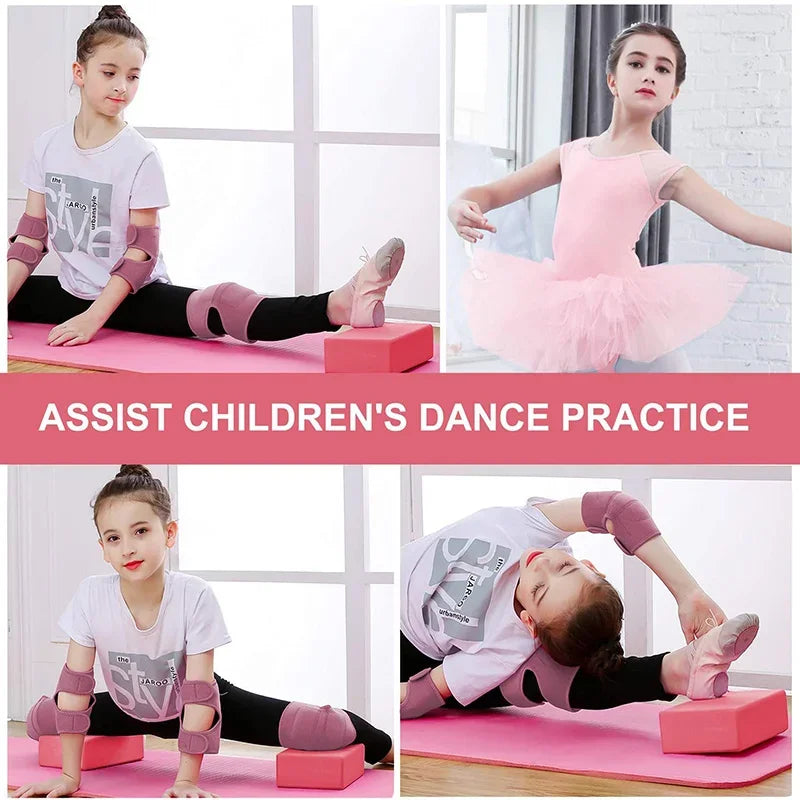 1PC Yoga Building Blocks Cubes Pilates Bricks Reinforcement Mats Sports Supplies Exercise Home Exercise Equipment Fitness Eva
